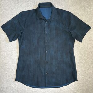 Lululemon Airing Easy Shirt Blue Borealis Approx. Small Button up Ventlight